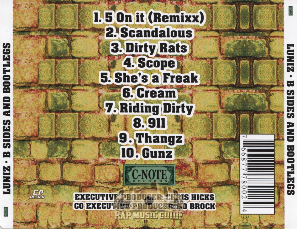 Luniz B Sides And Bootlegs CD Rap Music Guide